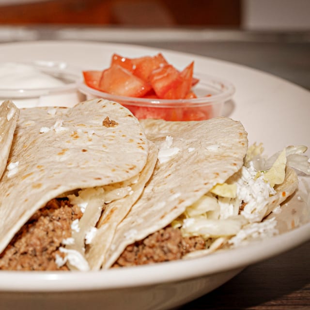 Street Mexican Tacos Lunch.