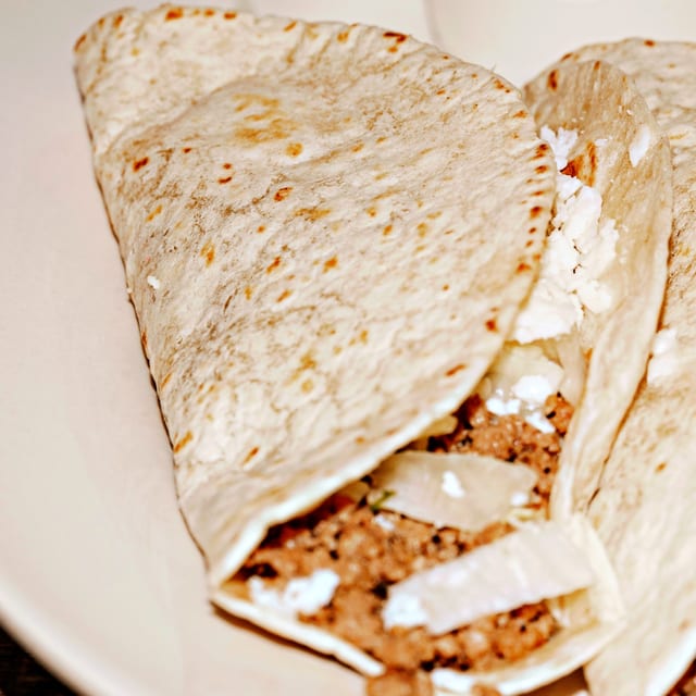 7 - Taco Soft Flour Tortilla or Crispy Corn Tortilla.